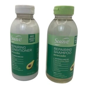 2 Pack Suave Repairing Shampoo And Conditioner Avocado Sulfate Free‎ 11oz